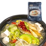 교동 황태 해장국 진국 탕 즉석국 곰탕 국물 간편국 3팩 : 마니쿡스