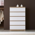 신혼집 침실 우드템바 5칸 서랍수납장 800 옷수납 안방 펜션 베란다 리조트 샵 : 메종클리닉