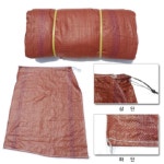 아파트 쓰레기 분리수거용 100리터 주황색 마대 750X1100mm 100매 공간효율 : 케어스마트