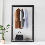 철제 행거 넥타이 걸이 1200 옷가게 드레스룸 사이즈 옷방 교체 옷장 틈새 기본 : 메종클리닉