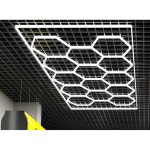 세차장 벌집 조명 작업장 인테리어 램프 육각형 허니콤 조명 680W : 스마트쇼핑 트레이더