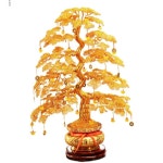 돈나무 장식 보석 금전수 개업 나무 거실 : 구대오번지