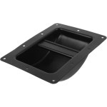 스피커 핸들 케이블 책장 스피커 후크 포트 외부 플레이트 진동 플러그 노브 도어 레코드 음향 방음 오목 플러시 핸들 오디오 피팅 블랙 아이언... 