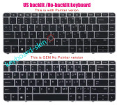 호환 hp 엘리트 Book 745 G3745 G4840 G3840 G4ZBook 14u G4 836308-001 821177-001 819877-001 노트북용 미국 백라이트 : 전자부품마켓