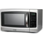 상업용 CHEF 전자레인지 1.3 Cu Ft 10개 파워 레벨 당김 핸들 도어락이 있는 타이머 및 디지털 컨트롤이 1000W 카운터탑 스테인리스 스틸... 