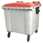 일반쓰레기 분리수거함 1100L 1380x1085xH1356mm 자동상차 유통상가 아파트용 : 바베트 잡화점