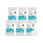 내츄럴플러스 유기농 화장솜 타원형 60매 6개 : 가심비 가성비 준브리츠