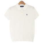 라파클럽 여성 카라티 반팔 여름 니트 스웨터 : 주식회사 라파클럽