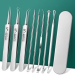 [피지 압출기] 피지 제거기 제거 핀셋 턱화이트헤드 압출 8종세트 : 지넥스몰