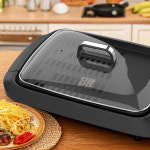 대원 전기후라이팬 WG6501 잔치팬 대형 가정용 사각 전기그릴 : 마이하임