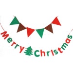 초등 크리스마스 영문 펠트 플래그 만들기 노인 유치원 어린이집 공예 6학년 초4 : 판다상