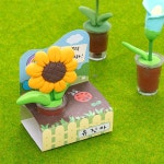 유치원 봄맞이활동 시들지않는꽃 선물용 클레이 꽃화분만들기 5개 초등학교 : 꿈상자88