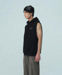 레스트앤레크레이션 SLEEVELESS HOOD - BLACK RR251TP002BKF : 버베나월드