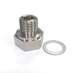 스테인리스 스틸 엔진 스왑 오일 압력 센서 어댑터 와셔 포함 M16x1.5  1/8 NPT LS LS1 LSX LS3 : 임지이커머스