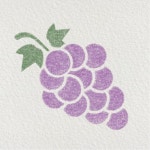 초등 포도송이 만들기 미술 스텐실 참여수업 노인 유치원 어린이집 다이키트 5세 : 판다상