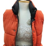 HANGTEN KOREA패딩 조끼 여 Small J3299 : 스카이빈티지