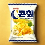 크라운 C콘칩 초당옥수수 70g 16개 사무실 어린이집 간식 과자 스낵 : e-fun한세상