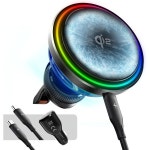 15W Qi2 MagSafe 무선 얼음 냉각 자동차 충전기 2025 얼음 냉각 재료 기술 및 능동 냉각 팬 마그네틱 무선 자동차 충전기, iPhone 12/13... 