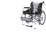 프리미엄 휠체어 성인 병원 요양원 부모님 복지 노인 용품 경량 가정용 여행용 실버 : GloPick