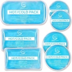 올셋 헬스 재사용 가능한 핫 및 콜드 젤 부상용 아이스 팩 - 7팩 7 Pc Assorted Ice Packs : 청담스타일6호