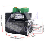 JMC 42 통합 폐쇄 루프 스텝퍼 모터 드라이버 IHSS42-24-05 0.48NM 2 상 하이브리드 서보 24VDC : 현진21