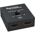 확장기 오디오 케이블크리에이션 스플리터 2 in 1 Out, 4K60Hz 스위치, 메탈 케이스 양방향 스위처, PS5/4, Xbox, Roku, TV, : J에이컴퍼니