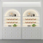 화장품정리대 네일진열장 선반 디피 향수 장식장 제품 : 엘이구대샵