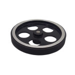 롤러 휠 길이 위치 측정기 펄스 로터리 인코더 측정 고해상도 스프링 브래킷 리프트 레일 패브릭 죽 : 현진16