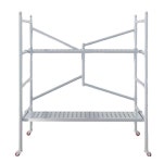 접이식 BT아시바 이동식 프레임 공사장 고소 작업대 0.9두께 (140x70x135cm)+바퀴 : 펠롱 백화점