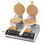 에그 와플 기계 팬 크로플 가정용 와플기 크루아상 더블헤드(원형+와플) : 래끼래끼
