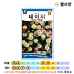 헬프팜 데이지 잉글리쉬혼합 300립 꽃씨 씨앗 종자 다농 : 헬프팜-help.farm