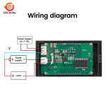 전기 도구용 LCD 디지털 전압계 전류계 전류 에너지 계량기 검출기 테스터 DC 0-50V 0-100V 0-500V 5A 10A : 현진23