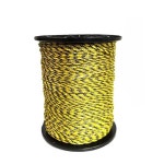 전기 목책기 와이어 울타리 철조망 농장 목장 펜스 고전압 1. 2.3mmx400m(옐로우/블랙) : 이레직구