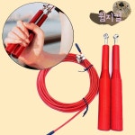 코팅 와이어 줄넘기 크로스핏 복싱 헬스 유산소 성인 줄넘기 고수 숙련자 선수용 줄넘기 : whimsical-