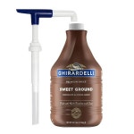 달콤 시럽 소스 홈카페 스위트 그라운드 초콜릿 & 코코아 85.9온스(제스티 펌프 포함) 에스프레소 핫 밀크셰이크 디저트용 리치 : 오션유닛36