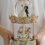 결혼 청혼 오르골 회전 목마 스노우볼 웨딩 신혼부부 소품 장식 집들이선물 : 글로벌싱지