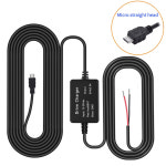 미니 마이크로 타입 C USB 차량 대시 카메라 충전기 어댑터 하드 와이어 DVR 레코드 저전압 보호용 키트 5V 2A : 모든 부품 상점