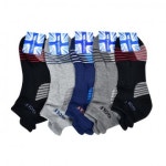 남성용 파일 링글 골프양말 5켤레(색상랜덤) D : 소노스