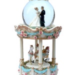 결혼 청혼 오르골 회전 목마 스노우볼 웨딩 신혼부부 소품 장식 집들이선물 : 글로벌싱지