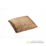 목단송이양단절방석 - 황금겨자색 점사방석 4귀연수 : 불교365