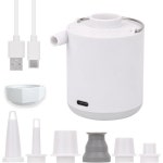 신바오홍 에어 펌프 전기 펌프 1600 mAh 배터리 USB 충전식 소형 미니 전기 펌프 4 5 KPa 고압 에어 펌프/공기 배출 수영장 캠핑 경량 컴팩트... 