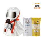 SG생활안전 화재대피용 마스크 KS인증 방연 방독 마스크 SG-F0119 성인용 어린이용 : 필슨 공식몰