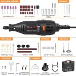 로터리 툴 키트 GOXAWEE 드릴 세트 다목적 공예품 공구 : 슈퍼솔져