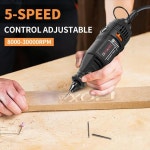 로터리 툴 키트 GOXAWEE 드릴 세트 다목적 공예품 공구 : 슈퍼솔져