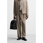 [국내] 자라 남성 ZARA RELAXED FIT PLEATED TROUSERS - camel 6861/554/707 Men 3316313 : 리즌투바이