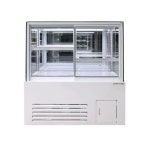 세경냉동 꽃냉장고 꽃집 쇼케이스 1200 선반형 앞문 화이트 뒷벽거울 : 백마유통상사