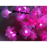 LED 벚꽃 나무 야간 조명 조형물 펜션 트리 카페 조경 높이1.5m/576등/7색 : 리케라이프