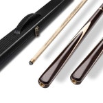 Pindaprda 3/4 스누커 당구 큐 스틱 147.3cm(58인치) 프로페셔널 스틱, 풀 케이스 세트 10mm 팁 : 노노모어마켓