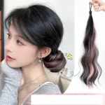 헤어끈 헤어슈슈 모발 장식 웨이브 붙임머리 염색가발 컬러 할로윈 파티용 부분가발 : 열한번째