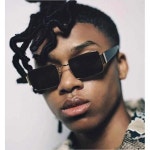 트렌디 Men 선글라스 스퀘어 렌즈 [세금포함] [정품] 골드 복고풍 Migos 블랙 빈티지 rapper Shades 추천 명품 브랜드 힙합 2728459... 